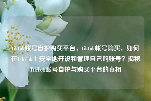 tiktok账号自护购买平台，tiktok帐号购买	，如何在TikTok上安全地开设和管理自己的账号？揭秘TikTok账号自护与购买平台的真相  第1张