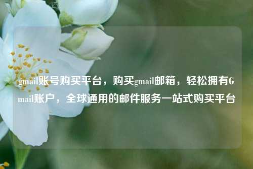 gmail账号购买平台，购买gmail邮箱，轻松拥有Gmail账户，全球通用的邮件服务一站式购买平台